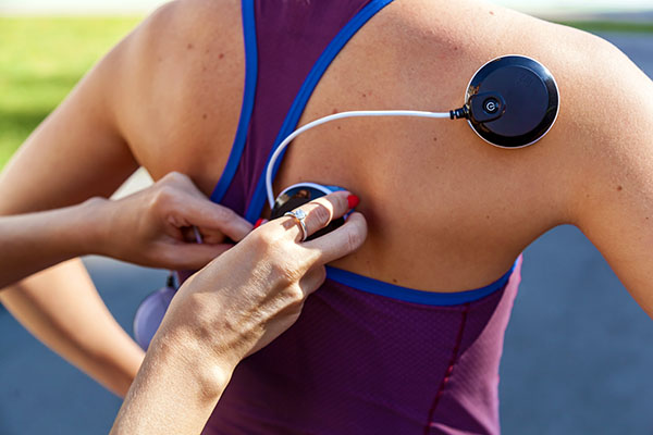 electrodes sans fil pour le sport